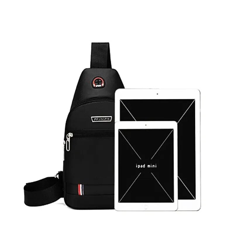 Lauko kelionių mados vyriškas CrossBorder mažas krūtinės poliesterio pečių krepšys Trend Leisure.