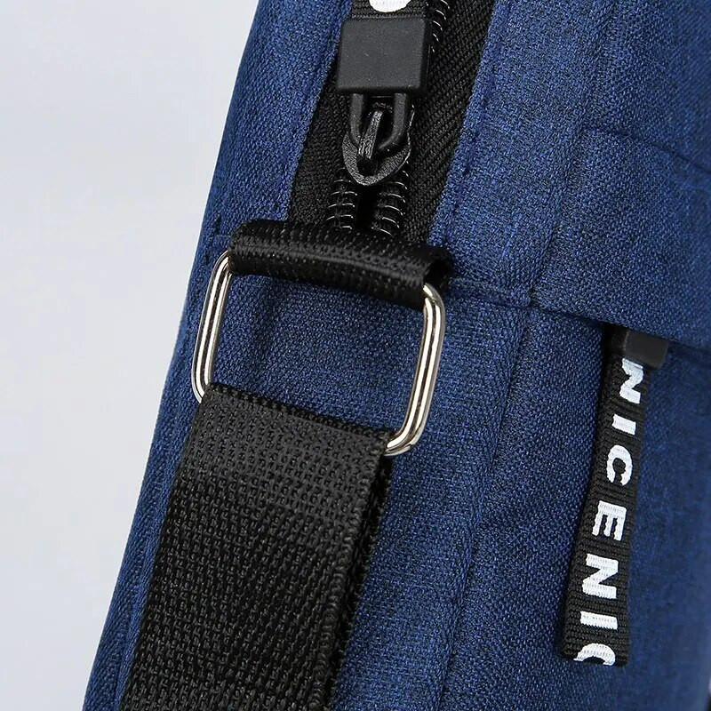 Nailoninis pečių krepšys Vyriškas vienspalvis krepšys Kasdienis mados Europos ir Amerikos retro stiliaus vyriškas krepšys