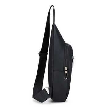 Nylon τσάντα στήθους για άνδρες Πολυλειτουργική τσάντα ώμου Casual Fashion Trend για υπαίθρια αθλητικά Ευέλικτη τσάντα χιαστί