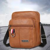 Απλή νέα Business Crossbody Τσάντα ώμου Κάθετη Ανδρική Casual Τσάντα κινητού τηλεφώνου