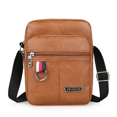 Απλή νέα Business Crossbody Τσάντα ώμου Κάθετη Ανδρική Casual Τσάντα κινητού τηλεφώνου