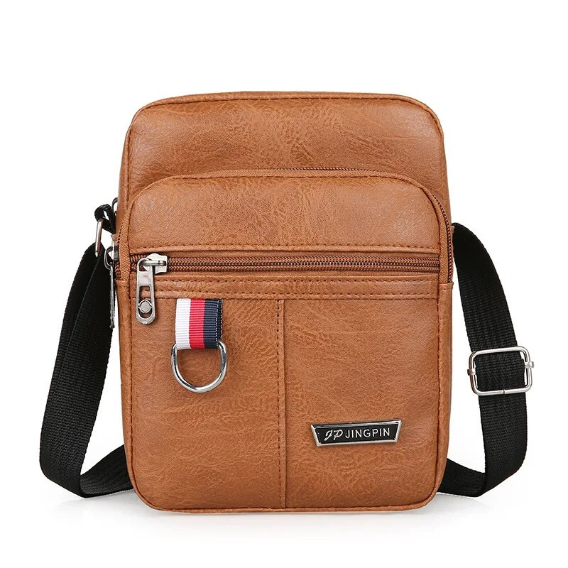 Απλή νέα Business Crossbody Τσάντα ώμου Κάθετη Ανδρική Casual Τσάντα κινητού τηλεφώνου