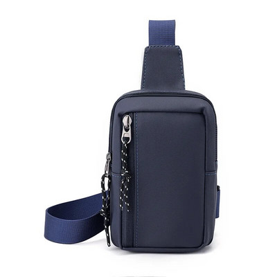 Meeste õlakott väljas vaba aja reisimiseks Nailonist Crossbody kott Sport Mini rinnakott Multifunktsionaalne Simple Trend mobiiltelefoni kott