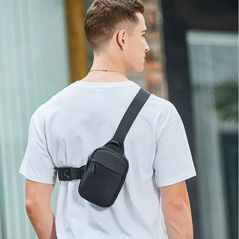 Модерна мъжка чанта през рамо Оксфордска чанта през рамо с едно рамо Ежедневна диагонална чанта през рамо Малка квадратна чанта за мъже