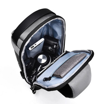 Ανδρική αδιάβροχη τσάντα χιαστί USB Oxford Αντικλεπτική τσάντα ώμου τσάντα πολλαπλών λειτουργιών σύντομη τσάντα ταξιδιού Messenger στήθος