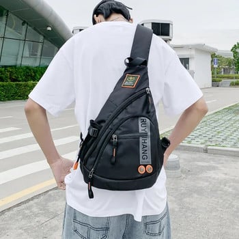 Мъжки чанти за през рамо Пътни чанти през рамо Мъжка военна чанта за ракла за училищно пътуване Водоустойчива найлонова чанта за пратки Черна Зелена