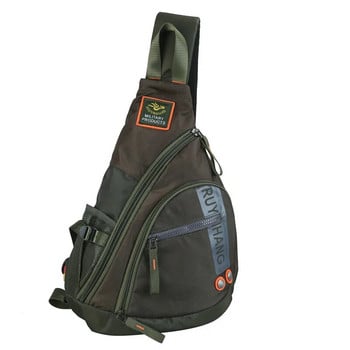 Мъжки чанти за през рамо Пътни чанти през рамо Мъжка военна чанта за ракла за училищно пътуване Водоустойчива найлонова чанта за пратки Черна Зелена