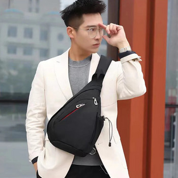 Мъжка чанта за гърди Нова модна чанта за през рамо Раница Ежедневна спортна чанта за рамо през рамо Мъжка чанта за гърди през рамо