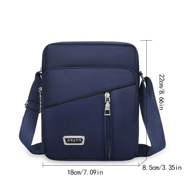 Vyriškas krepšys per petį Naujas mados verslo kelionei skirtas krepšys Daugiafunkcis nešiojamas lauko krepšys