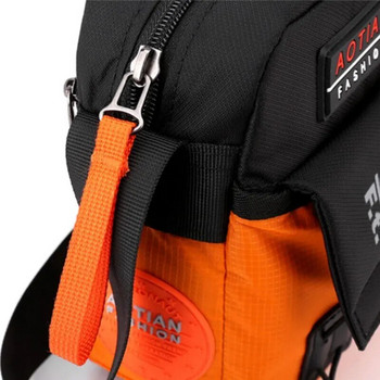 Νέα οριζόντια τσάντα ώμου Outdoor Leisure Τσάντα Messenger Fashion τσάντα νάιλον Τσάντα χρώματος αντίθεσης