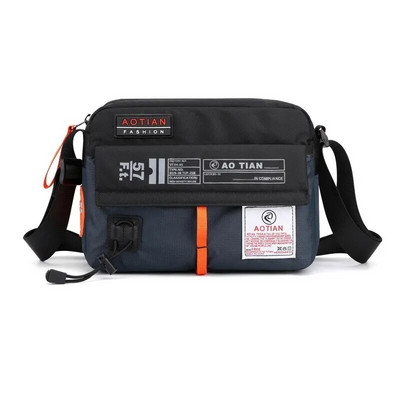 Νέα οριζόντια τσάντα ώμου Outdoor Leisure Τσάντα Messenger Fashion τσάντα νάιλον Τσάντα χρώματος αντίθεσης