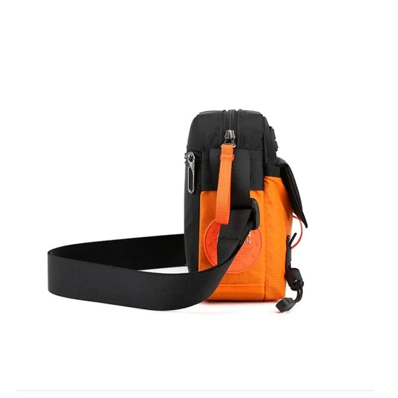 Νέα οριζόντια τσάντα ώμου Outdoor Leisure Τσάντα Messenger Fashion τσάντα νάιλον Τσάντα χρώματος αντίθεσης