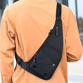 Νέα μοντέρνα ανδρική τσάντα ώμου Casual Αναψυχή Ταξίδια Αθλητισμός Outdoor Pack Messenger Crossbody Sling Τσάντα στήθους για Άντρες Γυναίκα