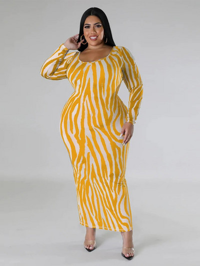 Didesnio dydžio moteriška suknelė Seksuali, permatoma aptempta suknelė V kakleliu Bodycon Elegantiška suknelė ilgomis rankovėmis Nemokamas pristatymas Didmeninė prekyba