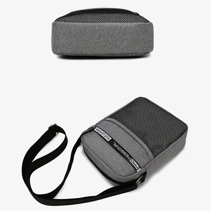 Vyriškas pasiuntinių krepšys kryžminiai pečių krepšiai madingi drobiniai laisvalaikio rankinės Maži dirželiai darbui Verslo kuprinė piniginė