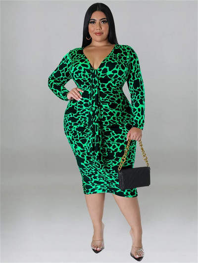 Wmstar Haljine veće veličine Party Bodycon Ženska odjeća dugih rukava Seksi maksi haljina Uredska dama Elegantna 2022. Veleprodaja Dropshipping