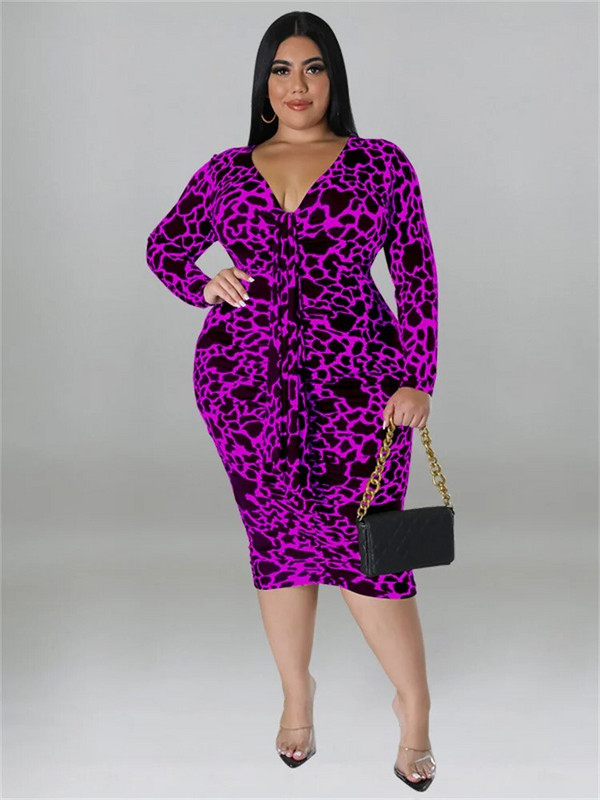 Wmstar Haljine veće veličine Party Bodycon Ženska odjeća dugih rukava Seksi maksi haljina Uredska dama Elegantna 2022. Veleprodaja Dropshipping