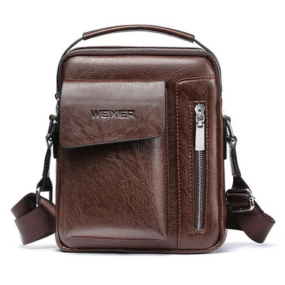 WEIXIER meeste õlakotid Crossbody kott Multifunktsionaalne meeste käekotid mahutavus PU nahast kott meestele messenger kotid kandekott