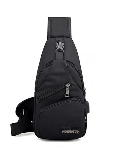 Uus multifunktsionaalne Crossbody kott Usb laadimine vabaaja spordi suure mahutavusega rinnakott meestele