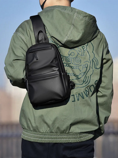 Casual ανδρική τσάντα στήθους Vertical Paragraph Τσάντα στήθους 2023 New Trend Travel Πολυλειτουργική τσάντα χιαστί ώμου μονής τσάντα Τσάντα στήθους