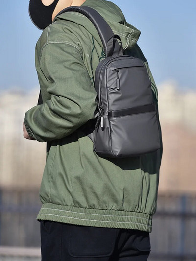 Casual ανδρική τσάντα στήθους Vertical Paragraph Τσάντα στήθους 2023 New Trend Travel Πολυλειτουργική τσάντα χιαστί ώμου μονής τσάντα Τσάντα στήθους