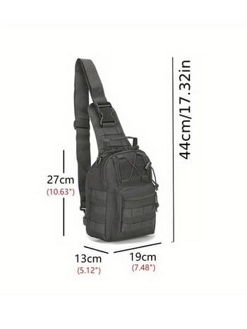 Универсална тактическа раница с прашка, чанта за гърди, чанта за туризъм и лов