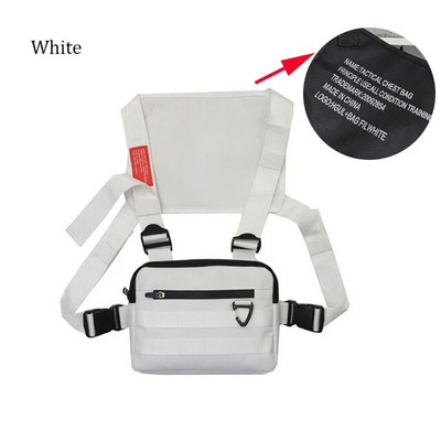 Νέα ανδρική τσάντα Hip-Hop Rig στήθος Τσάντα στήθους καθημερινής λειτουργίας σε στυλ εξωτερικού χώρου Μικρές τσάντες τακτικής γιλέκου Ανδρικές τσάντες μέσης Streetwear