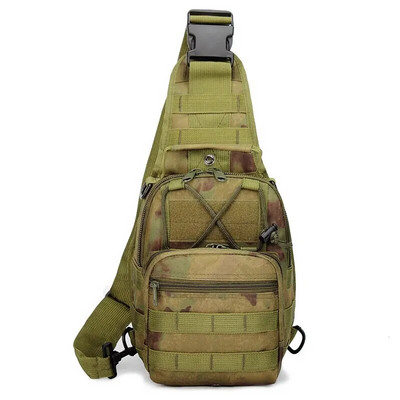 1520 Tactical Military Chest Sling Bag Hiking Mole Multifunction 600D Oxford Camouflage Άνετο, ανθεκτικό σε εξωτερικούς χώρους