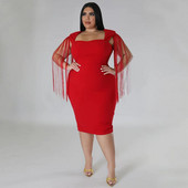 Didelio dydžio moteriška vakarėlio suknelė Fringe klubo vakarienės suknelė Moteriška madinga elegantiška 2022 m. vasaros gimtadienio vakaro chalatas Nauji viršutiniai drabužiai