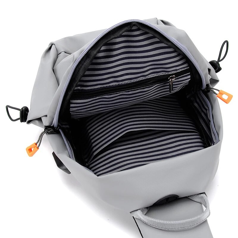 Muška torba za prsa Prijenosna torba za slušalice s rupom za rame Torba preko ramena Višenamjenska torba za prsa za slobodno vrijeme