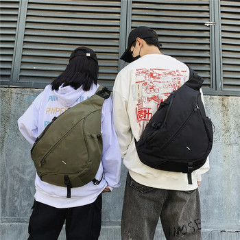 Ανδρική τσάντα Messenger Γυναικεία νάιλον αδιάβροχη μεγάλη χωρητικότητα Τσάντα στήθους Hip-hopTrave Ζευγάρι Μόδα Casual Vacation Shoulder Bolsa