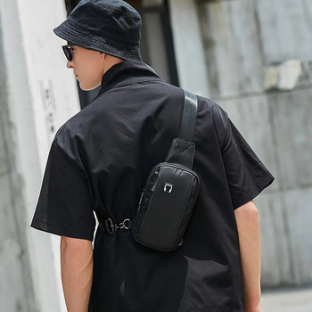 Маркова мъжка чанта за гърди 2023 г. Модна малка мъжка кръстосана японска дизайнерска чанта през рамо от плат Оксфорд за съпруг Пътуване Спорт