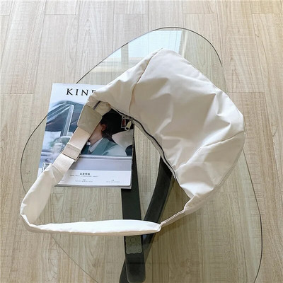 Suvine uus naistekott suure mahutavusega vabaaja nailonist põikkott pelmeenikott Kõrgekvaliteediline ühevärviline õlakott