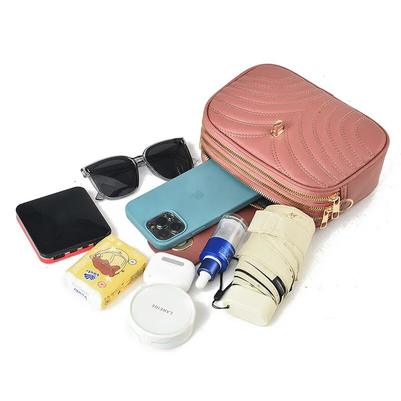 Dizainerių krepšiai Replika Prabangus 2023 m. pečių krepšys moterims Naujas mados mažas skersinis krepšys 3 sklandus užtrauktukas, didelė talpa