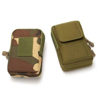 Мъжки тактически Molle Pouch Belt Waist Pack Bag Small Pocket Military Waist Pack Running Pouch Travel Camping Bags Soft Back