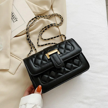 TRAVEASY 2023 Модна дамска чанта за през рамо от PU кожа Чанти Едноцветна дамска чанта през рамо за свободното време Парти чанта Ръчна чанта