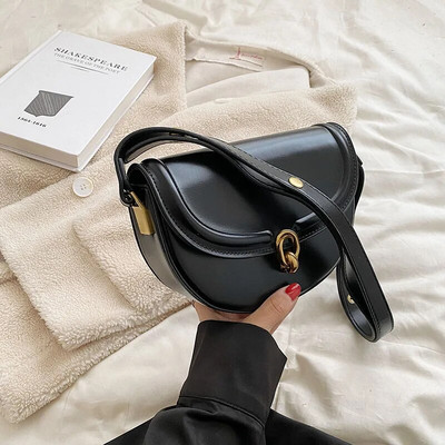 LEFTSIDE balno kryžminio kūno krepšiai moterims 2023 m. tendencijų mados PU odinės mažos rankinės ir piniginės Tvirtas senovinis krepšys