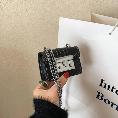 Uus saabumine Mini Crossbody kotid naistele Disainkotid Luksuslik kett õla münt Mini rahakott Armas väike kandiline huulepulga kott