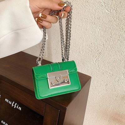 Uus saabumine Mini Crossbody kotid naistele Disainkotid Luksuslik kett õla münt Mini rahakott Armas väike kandiline huulepulga kott