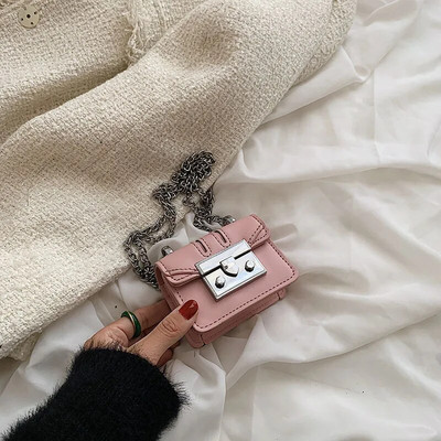 Uus saabumine Mini Crossbody kotid naistele Disainkotid Luksuslik kett õla münt Mini rahakott Armas väike kandiline huulepulga kott