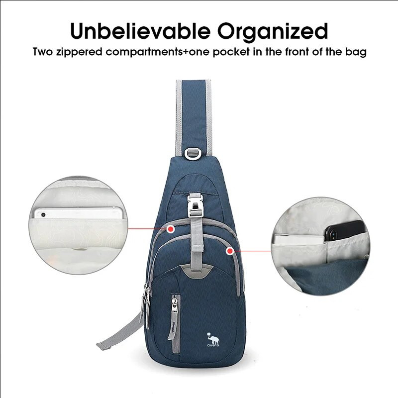 Τσάντα πολλαπλών χρήσεων OIWAS Casual τσάντες χιαστί σύντομης διαδρομής Nylon για γυναίκες Αδιάβροχη τσάντα Messenger Sling Shoulder Pack Hot Έκπτωση