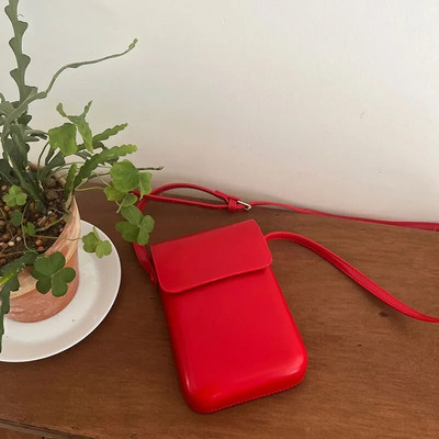 2023 m. atvartomi kryžminiai krepšiai, moteriški mini PU odiniai pečių piniginės ir rankinės mergaitėms, moteriškas telefonas.