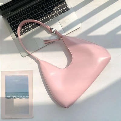 Sieviešu soma 2023 Zīmols Dizainera rāvējslēdzējs Mazas rokassomas Sieviešu modes plecu soma PU ādas gadījuma somas