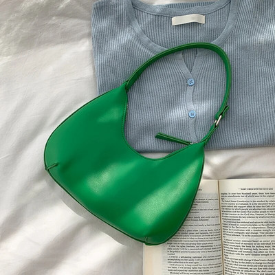 Sieviešu soma 2023 Zīmols Dizainera rāvējslēdzējs Mazas rokassomas Sieviešu modes plecu soma PU ādas gadījuma somas