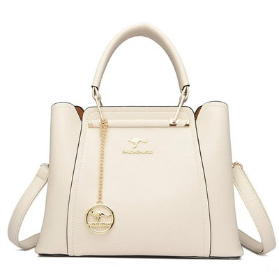 Ženske kožne ručne torbe Luksuzne dizajnerske velike torbe 3 sloja Torbe na rame preko ramena Ženska kurirska torba velikog kapaciteta Sac a main