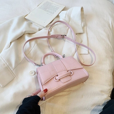 Dizajnerska luksuzna torba s mekom gornjom ručkom, ženska ručna torba od aligatorske kože u obliku pješčanog sata, torba za djevojku, torba s kamenim uzorkom na rame