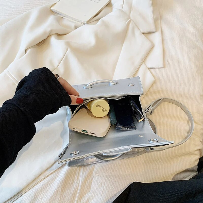 Dizajnerska luksuzna torba s mekom gornjom ručkom, ženska ručna torba od aligatorske kože u obliku pješčanog sata, torba za djevojku, torba s kamenim uzorkom na rame