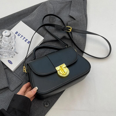 Ljetne svestrane luksuzne dizajnerske torbe preko ramena Nova modna ležerna torba za žene 2023. od PU kože Jednostavan stil na jedno rame