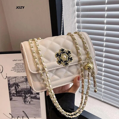 Modes vienkāršā dimanta režģa ķēde Crossbody Bags Luxury Designer 2023 jauns plecs sievietēm Vasaras klasiskās ādas rokassomas