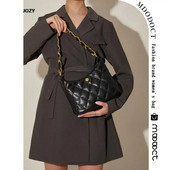 Naujos mados universalios grandinėlės pečių krepšiai moterims 2023 m. vasaros laisvalaikio paprastos kryžminės prabangios dizainerio deimantinės grotelės rankinės